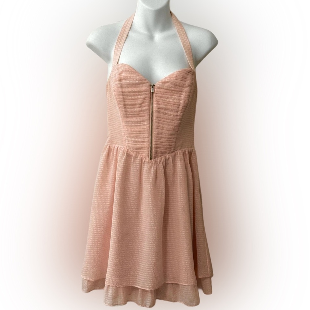 Guess Sweetheart Halter Dress with A-Line Skirt. Sz 4